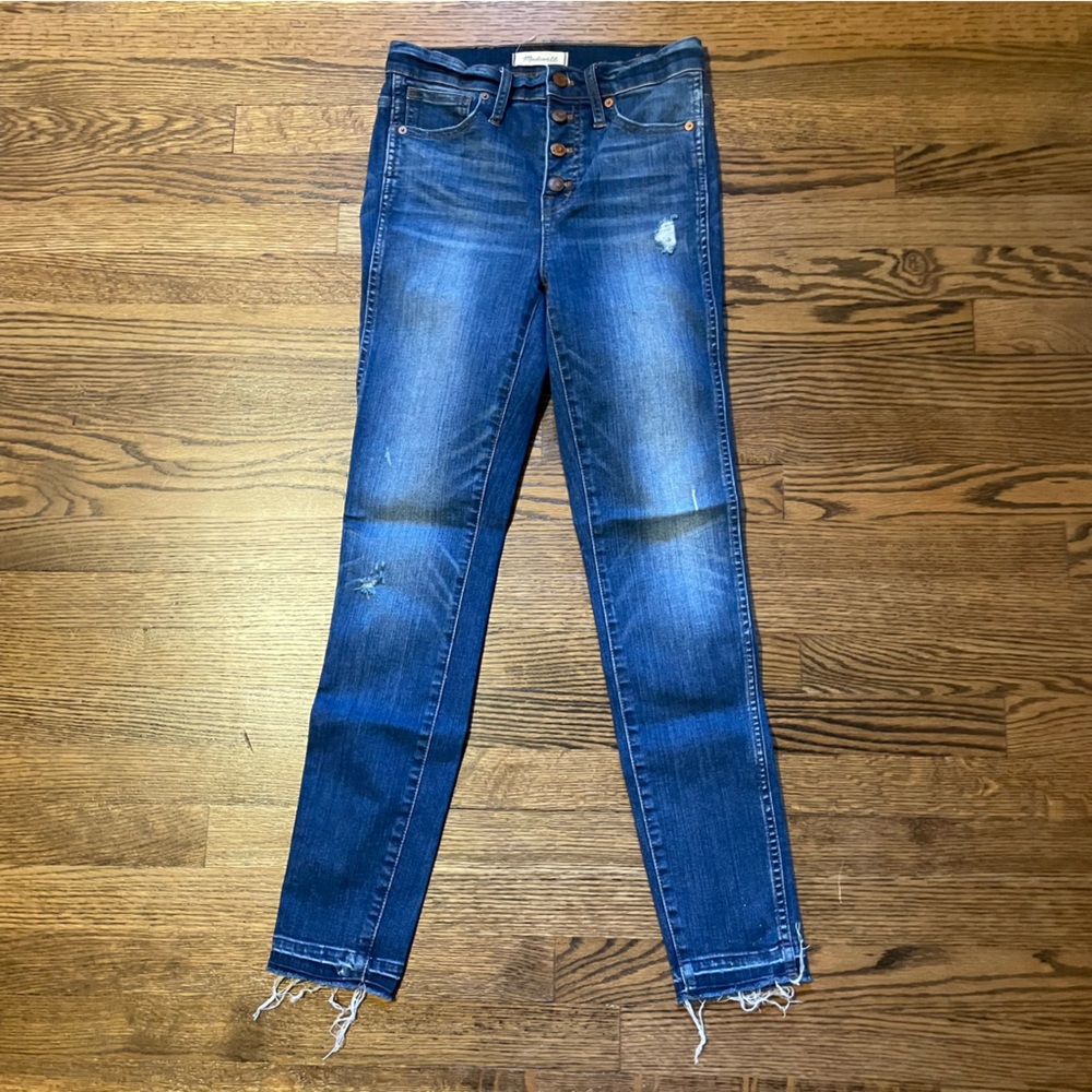 Madewell 10” high rise skinny jean Size 25 EUC